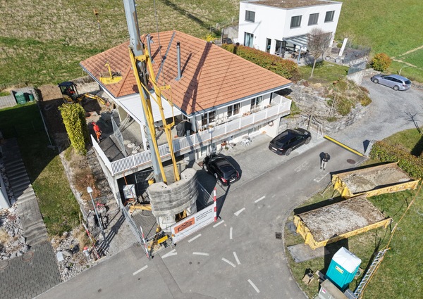 Kellererweiterung und Einbau WC EFH Joost, Oberdiessbach